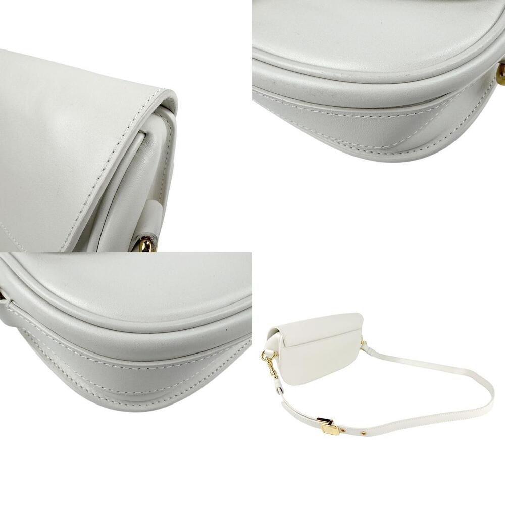 Christian Dior Boy East West Shoulder Bag Leather White - Picture 4 of 5